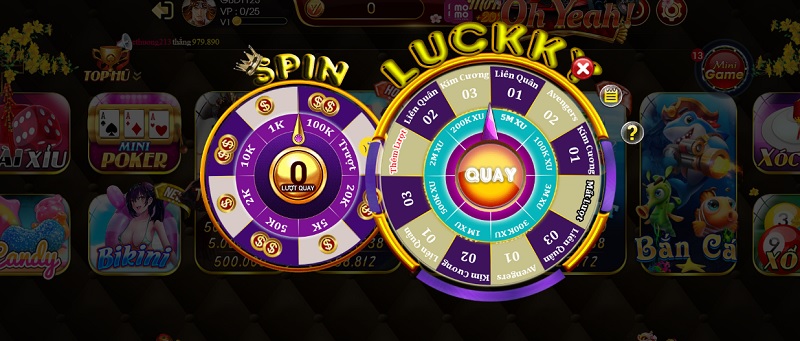 Vòng quay may mắn hàng ngày tích lũy nguồn vốn cho quý game thủ