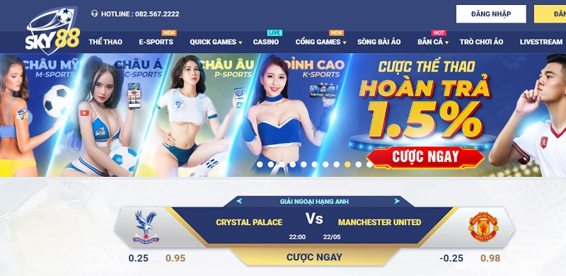 Nhà cái Sky88 tự hào với gói hoàn cược đỉnh nhất cho anh em cược thủ