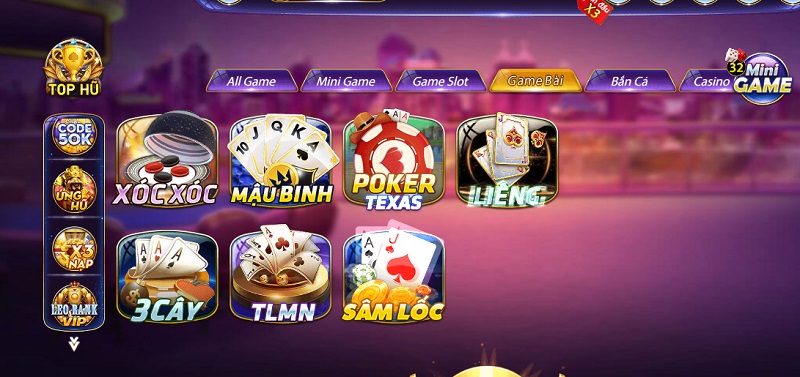 Game bài đổi thưởng tại sân chơi trực tuyến Huto