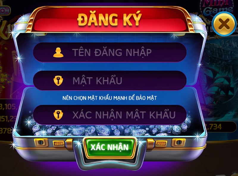 Hướng dẫn thao tác đăng ký tài khoản tại cổng game bài Rikvip
