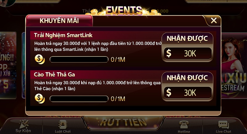 Khuyến mãi hấp dẫn với các events xuyên suốt cho anh em