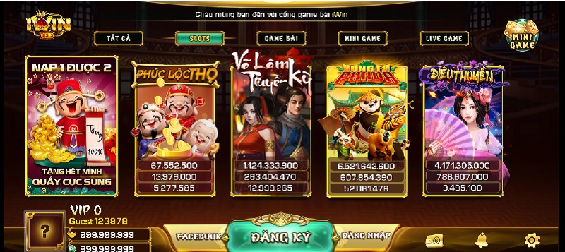 Các sự kiện khuyến mãi cực khủng tại Iwin Club