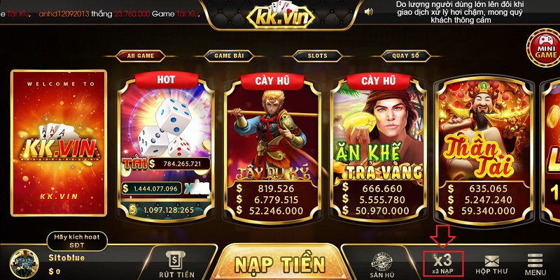 Một số sự kiện khuyến mãi đặc sắc khác tại cổng game đánh bài KKVin