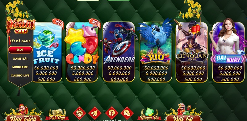 Slot game đặc sắc