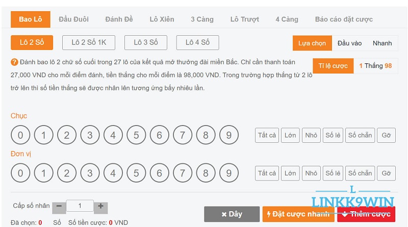 Nhà cái K9 Win tạo được nhiều ấn tượng cho người chơi 