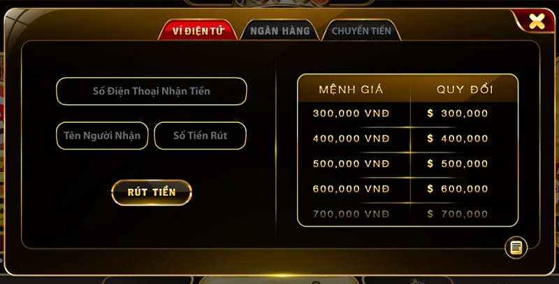 Rút tiền Gowin cực đơn giản, nhanh chóng