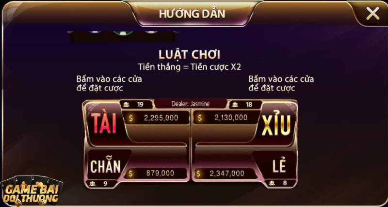 Hướng dẫn cách chơi tài xỉu Livestream Sunwin cơ bản