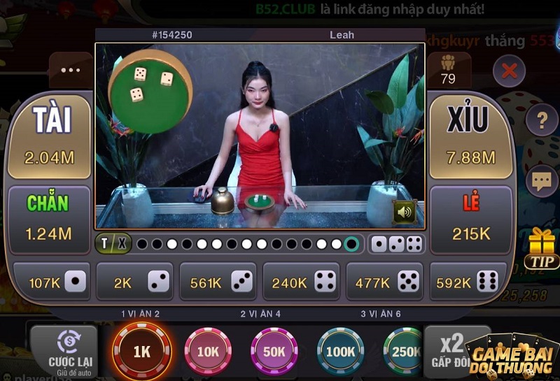 Tham gia ngay trò chơi Tài Xỉu Trực Tuyến B52