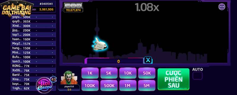 Giao diện nổi bật của tựa game Aviator RikVip