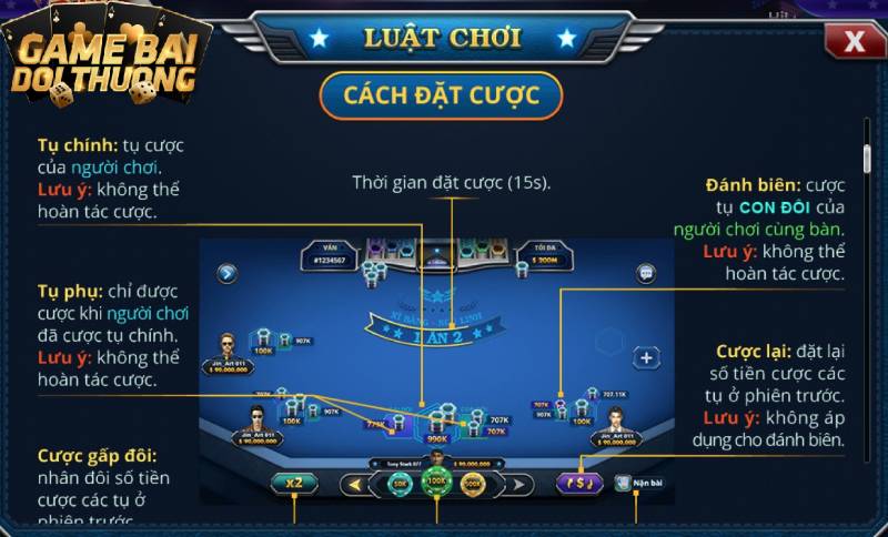 Hướng dẫn luật chơi chi tiết
