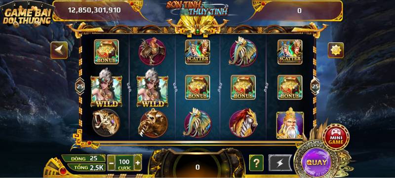Tham gia tựa game quay slot đổi thưởng Sơn tinh thủy tinh Go88
