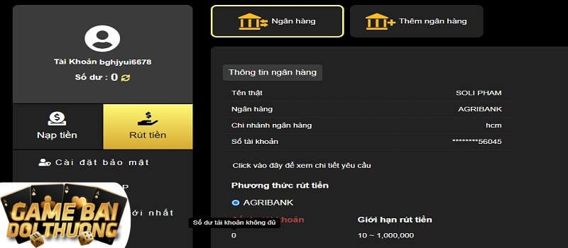 Hướng dẫn anh em rút tiền từ hệ thống nhà cái King88