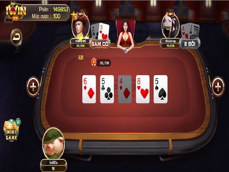 Mỗi ván bài có 2-5 người chơi