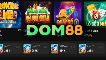 Dom88 – Casino trực tuyến đáng chơi 2025 với độ tin cậy tối đa