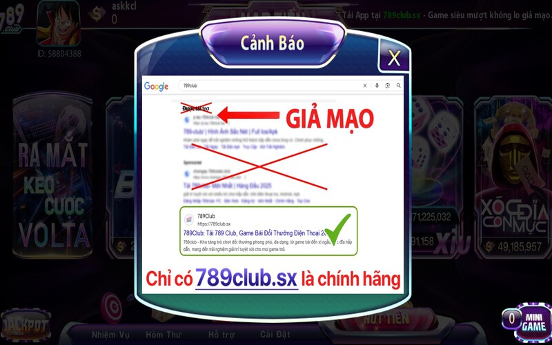 Các yếu tố để phân biệt 789Club chính hãng và giả mạo